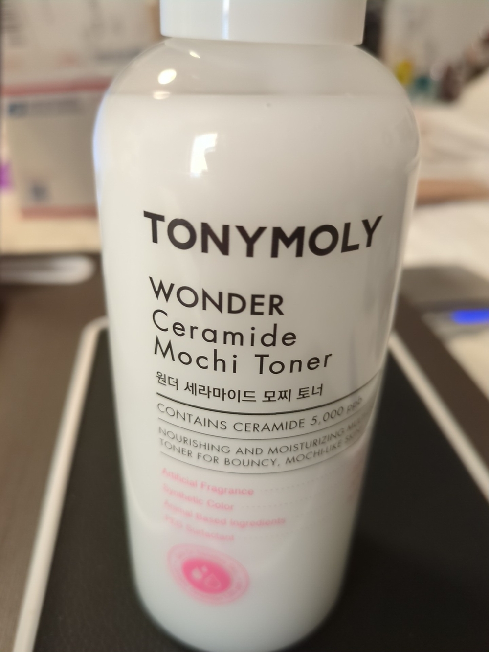 TONYMOLY Wonder Ceramide Mochi Toner — White Hydrating Toner